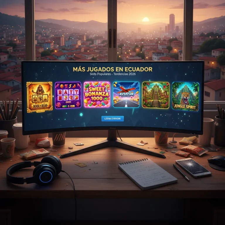 Los slots online más jugados por los ecuatorianos ahora mismo